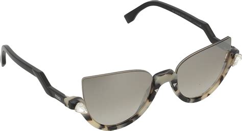 Fendi Women's Blink FF 0138/S Sunglasses, Havana Shiny 